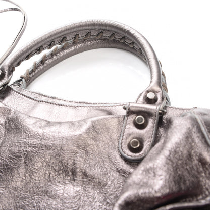 Balenciaga Agneau Classic Hardware City Pewter 9 of 10