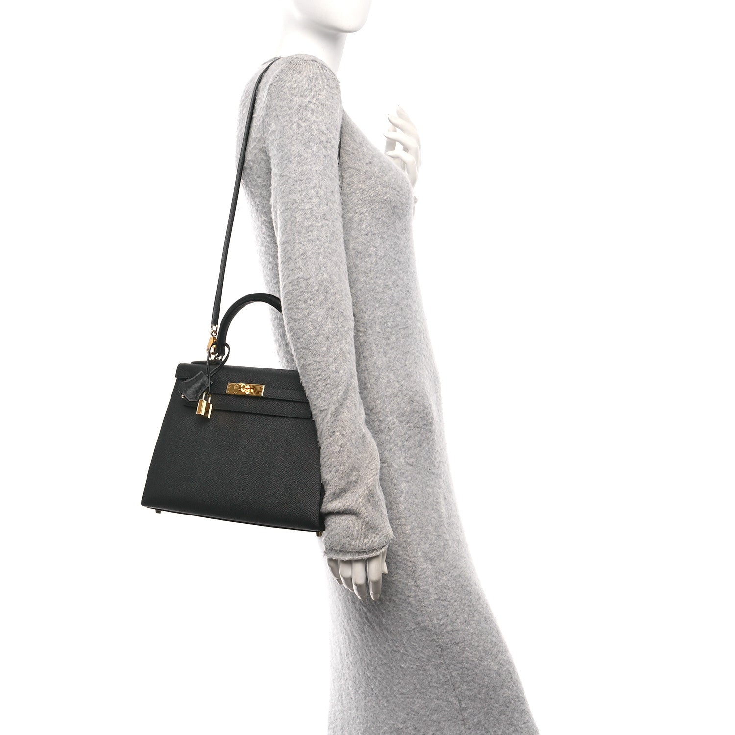 Hermes Epsom Kelly Sellier 28 Black 2 of 11