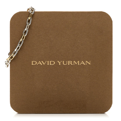 David Yurman Sterling Silver 18K Yellow Gold 5.5mm DY Madison Link Chain Bracelet 6 of 6