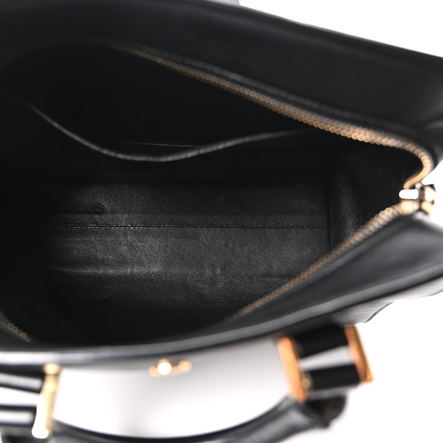 Saint Laurent Calfskin Monogram Baby Cabas Black 5 of 10