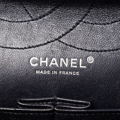 Chanel Metallic Calfskin Quilted 2.55 Reissue 227 Flap Dark Navy Blue 6 of 23