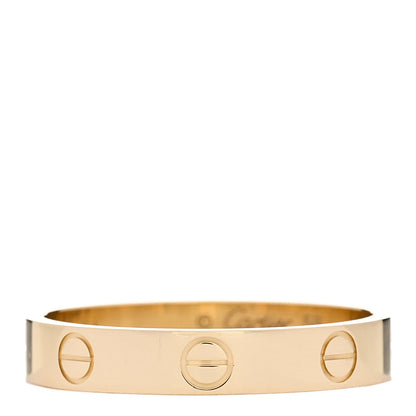 Cartier 18K Yellow Gold 3.5mm LOVE Wedding Band Ring 58 8.25 1 of 5