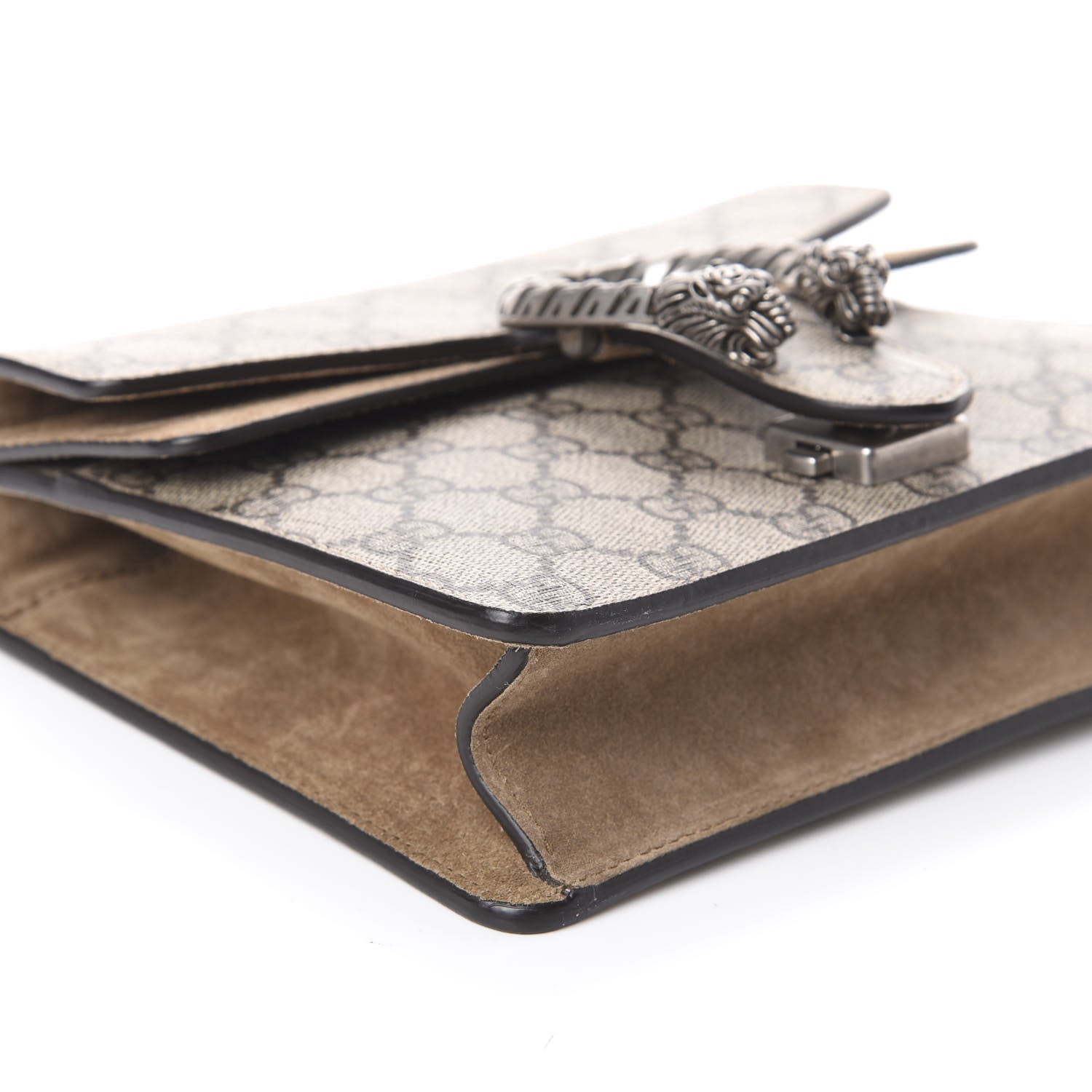 Gucci GG Supreme Monogram Mini Dionysus Shoulder Bag Taupe 10 of 11
