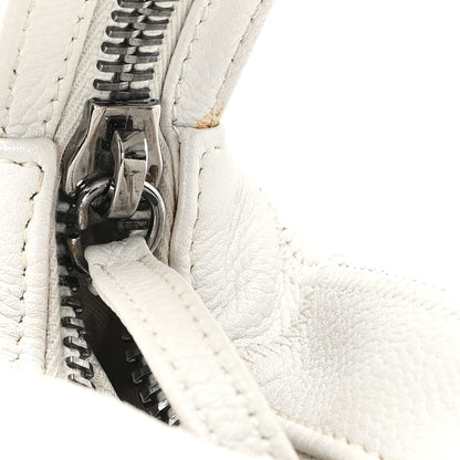Chanel Caviar Square Stitched Bag White 13 of 14