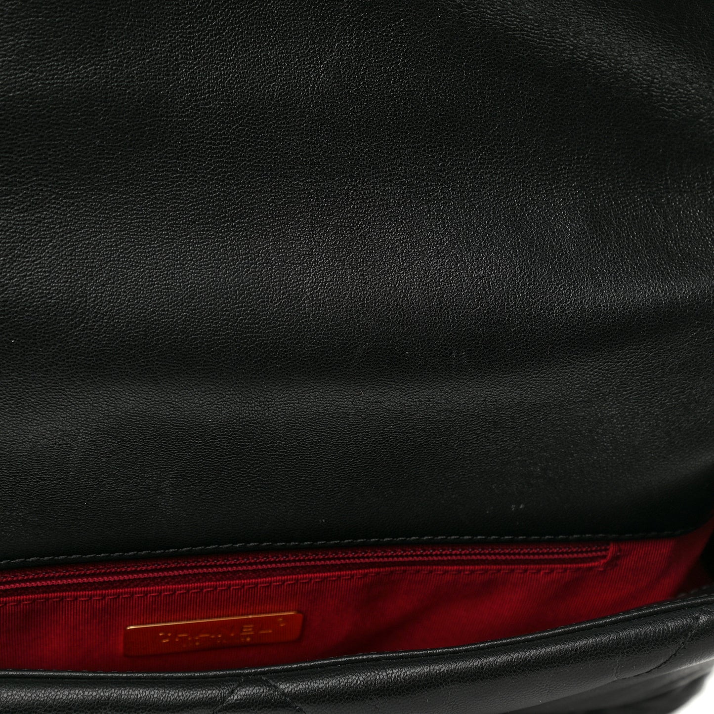Goatskin Quilted Large Chanel 19 Flap Black