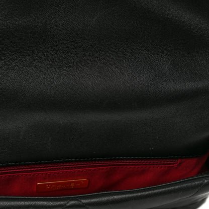Chanel Goatskin Quilted Large Chanel 19 Flap Black 8 of 11