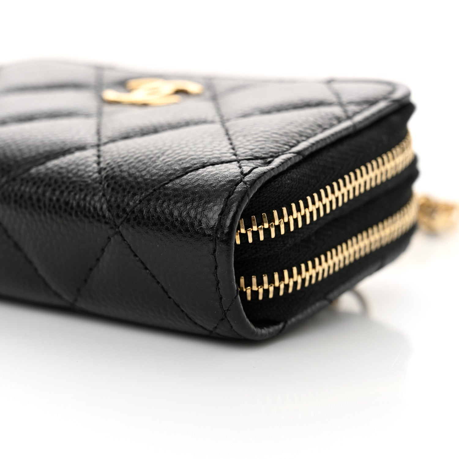 Chanel Caviar Quilted Miss Coco Clutch With Chain Bag Black 10 of 11