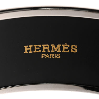 Hermes Enamel Printed Wide Quadrige Bracelet 70 4 of 5