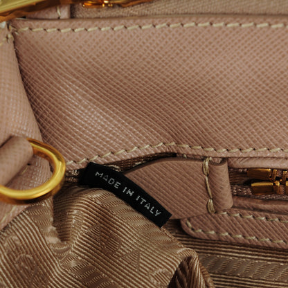 Prada Saffiano Large Galleria Double Zip Tote Cammeo 7 of 8