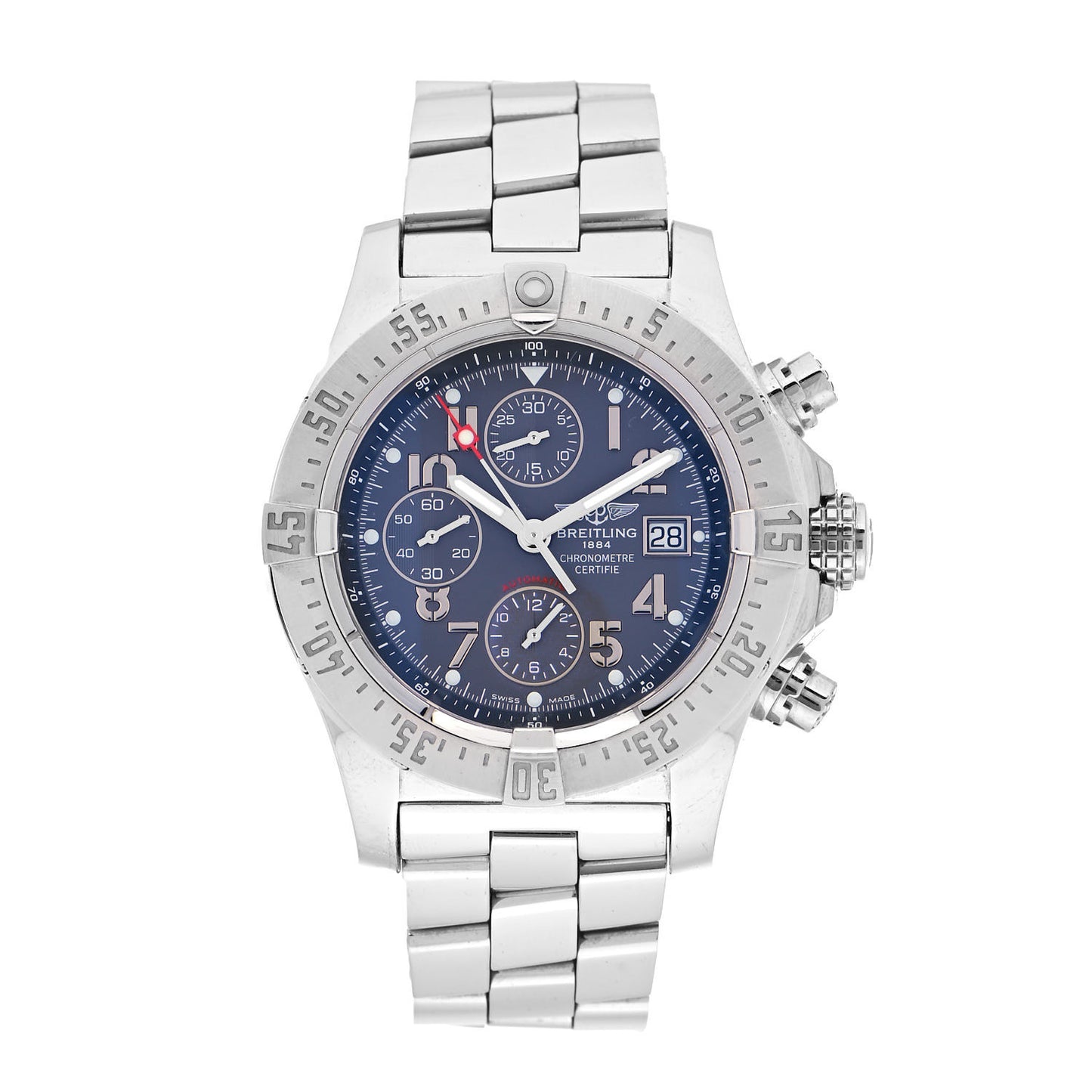 Stainless Steel 45mm Avenger Skyland Automatic Watch Blue A13380