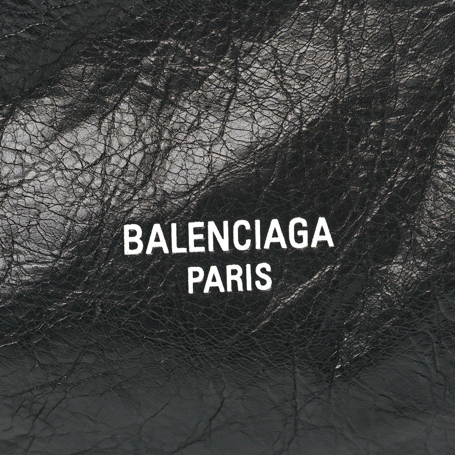 Balenciaga Crushed Calfskin Souvenir Charms Medium Tote Black 6 of 8