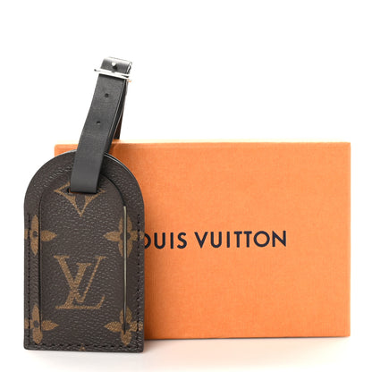 Louis Vuitton Monogram Luggage Tag Black 4 of 4