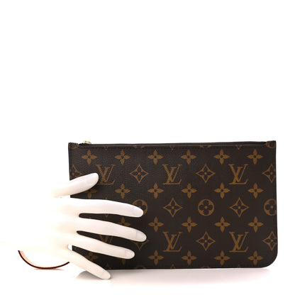 Louis Vuitton Monogram Neverfull MM GM Pochette 2 of 9