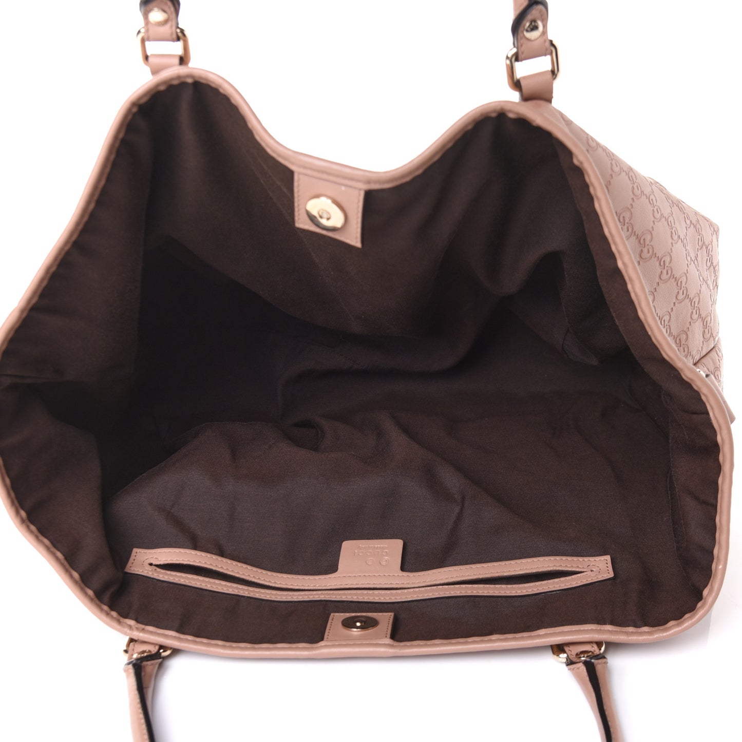 Guccissima Vitello Tender Large Joy Tote Winter Rose