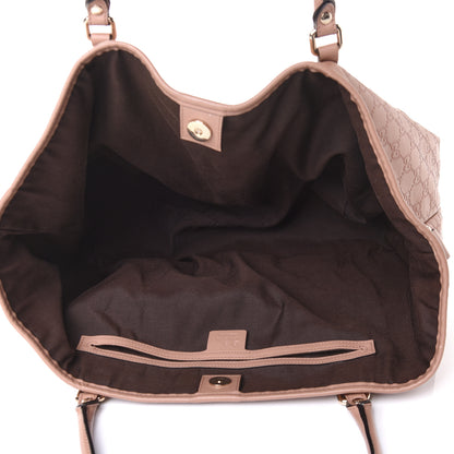 Gucci Guccissima Vitello Tender Large Joy Tote Winter Rose 4 of 10