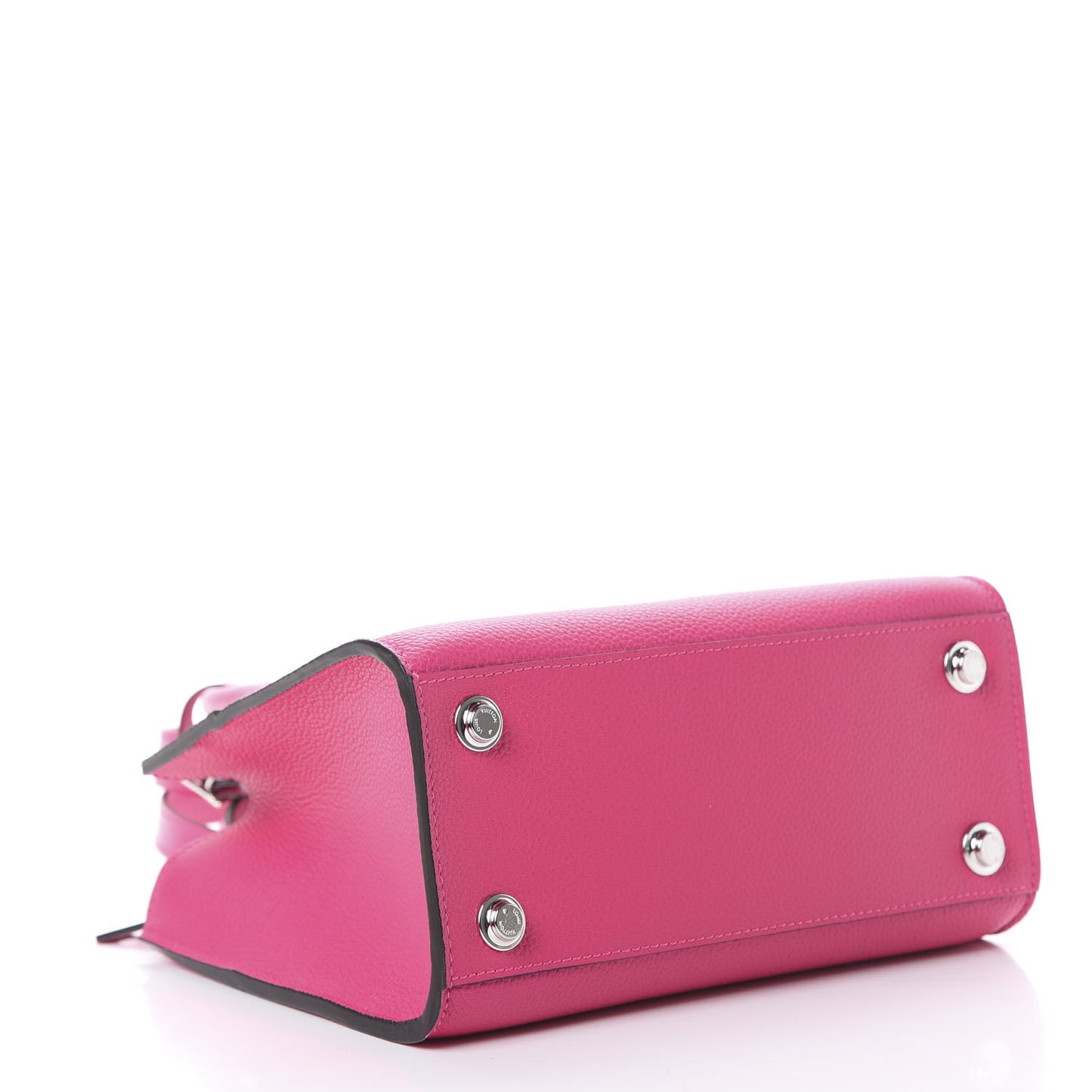 Calfskin City Steamer Mini Rose Falbala