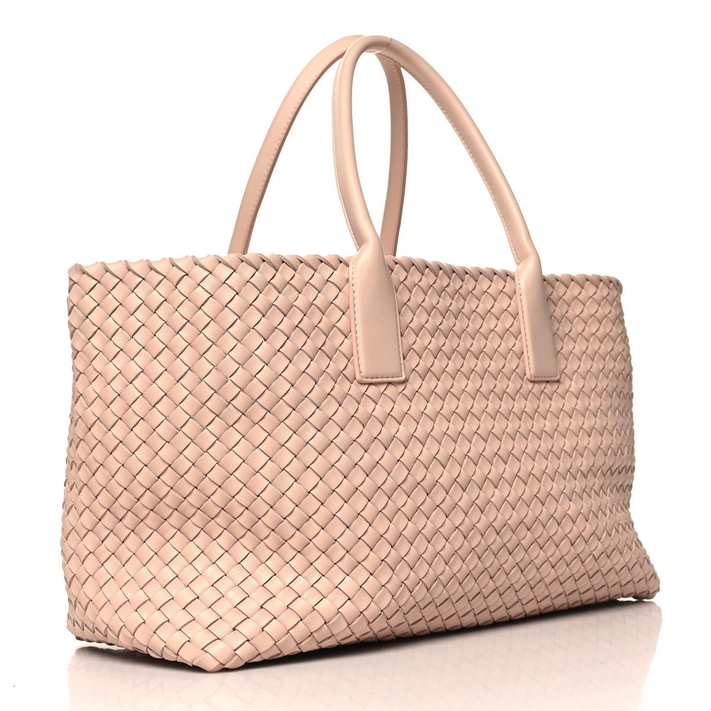 Lambskin Intreccio Medium Cabat Lotus