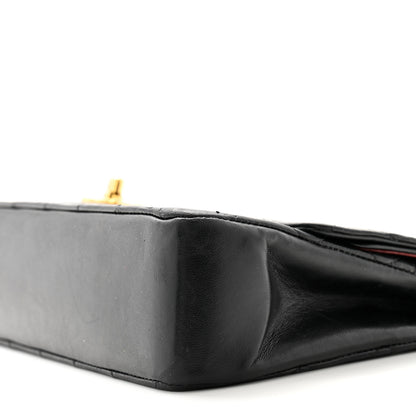 Chanel Lambskin Quilted Medium Double Flap Black 11 of 13