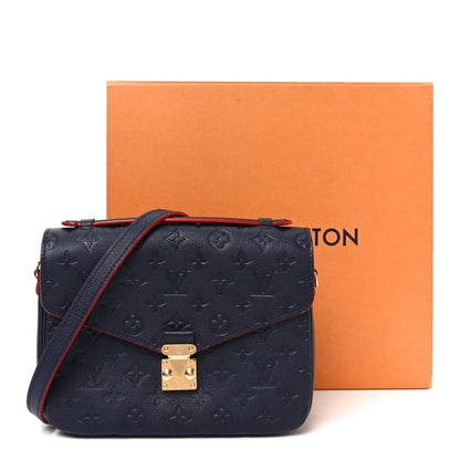 Louis Vuitton Empreinte Pochette Metis Marine Rouge 10 of 10