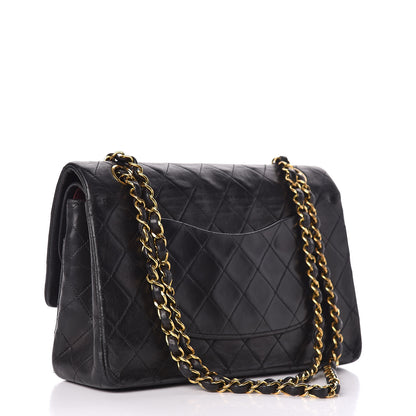 Chanel Lambskin Quilted Medium Double Flap Black 3 of 18