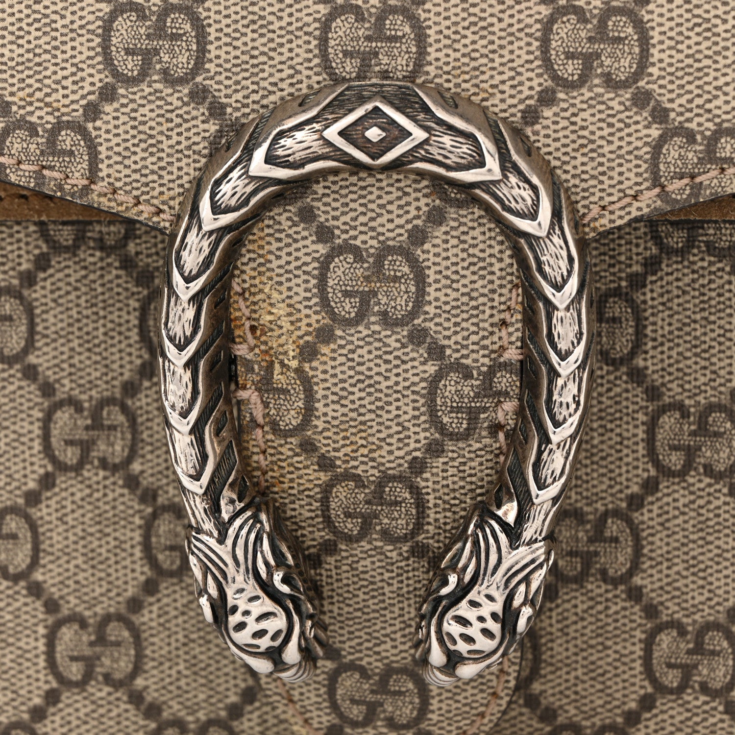 Gucci GG Supreme Monogram Small Dionysus Shoulder Bag Taupe 13 of 13