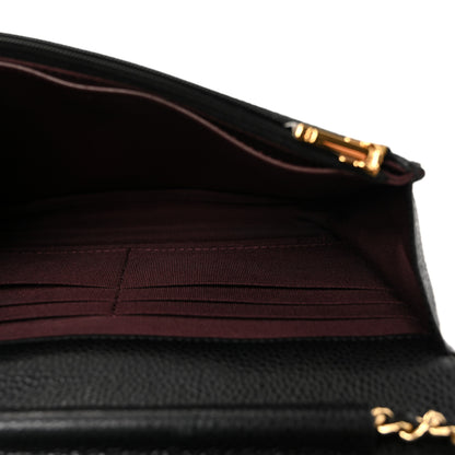 Chanel Caviar Quilted Wallet on Chain WOC Black 5 of 11
