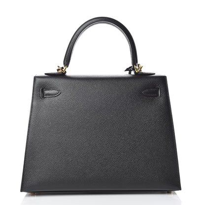Hermes Epsom Kelly Sellier 25 Black 4 of 40