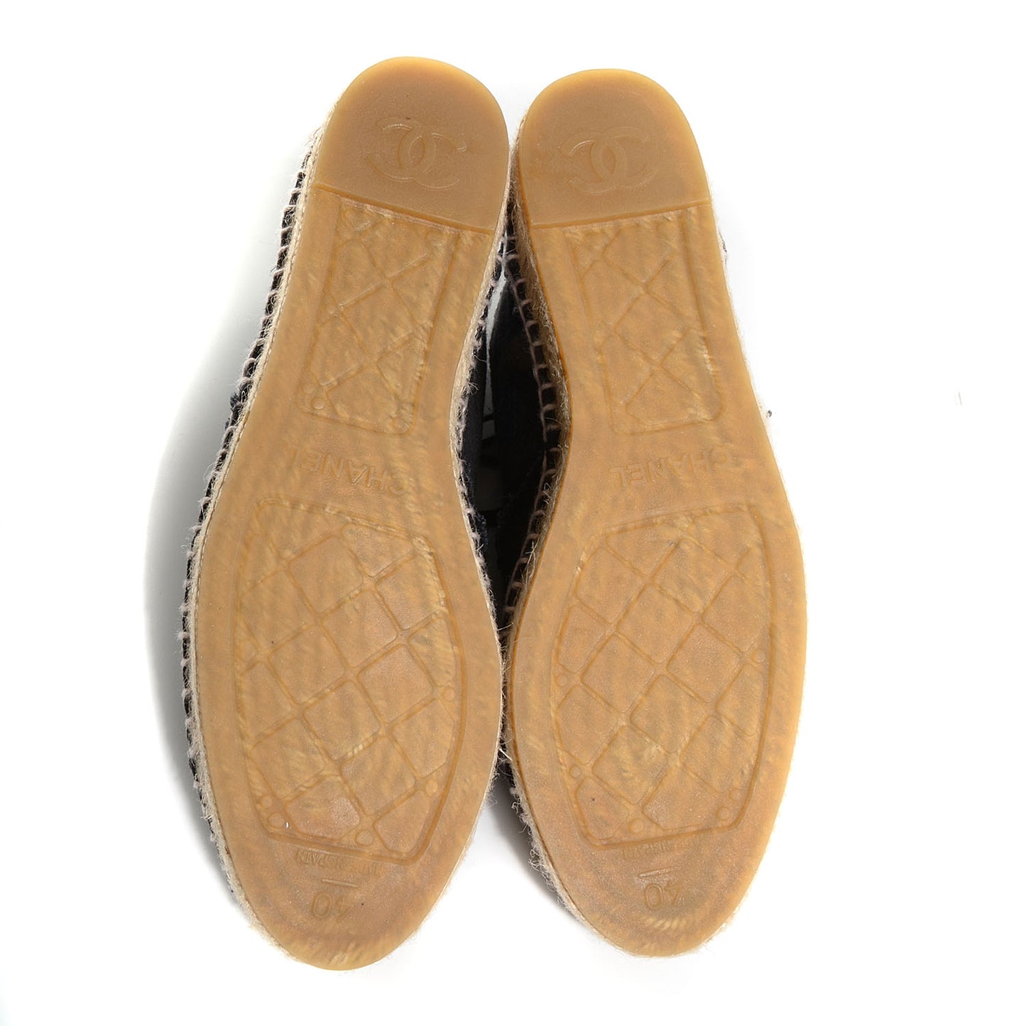 Canvas Lace Up Espadrilles 40 Black