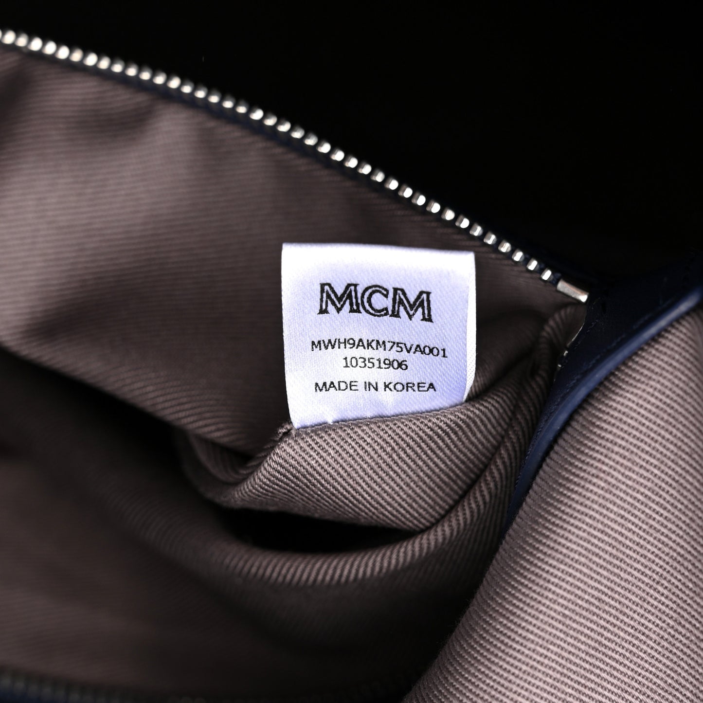 Calfskin Ottomar Monogram Large Klara Hobo Navy Blue