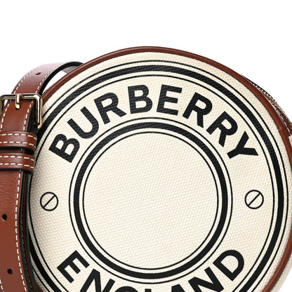 Burberry Canvas Calfskin Louise Bag Natural 8 of 15