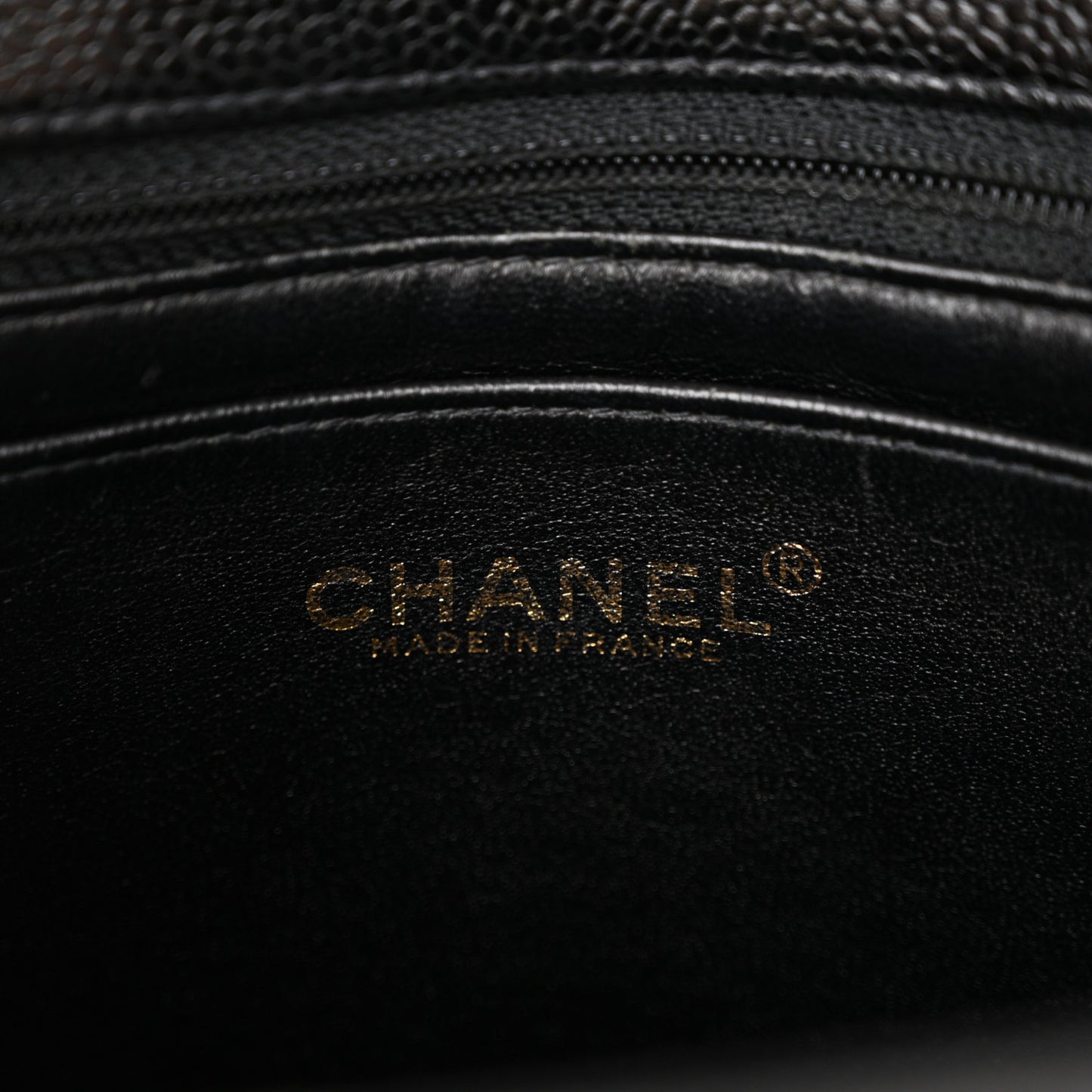 Caviar Jumbo Single Flap Black