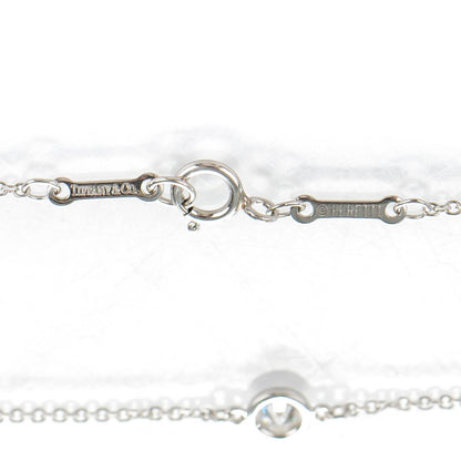 Tiffany Platinum Diamond .33ctw Elsa Peretti Diamonds by the Yard Station Necklace 4 of 6