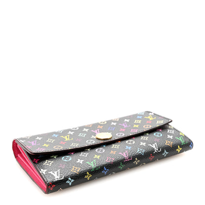 Louis Vuitton Monogram Multicolor Sarah Wallet Black Grenade 4 of 7