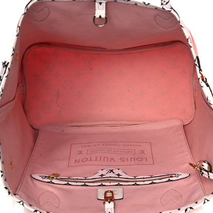 Louis Vuitton Monogram Giant Neverfull MM Rouge 5 of 11
