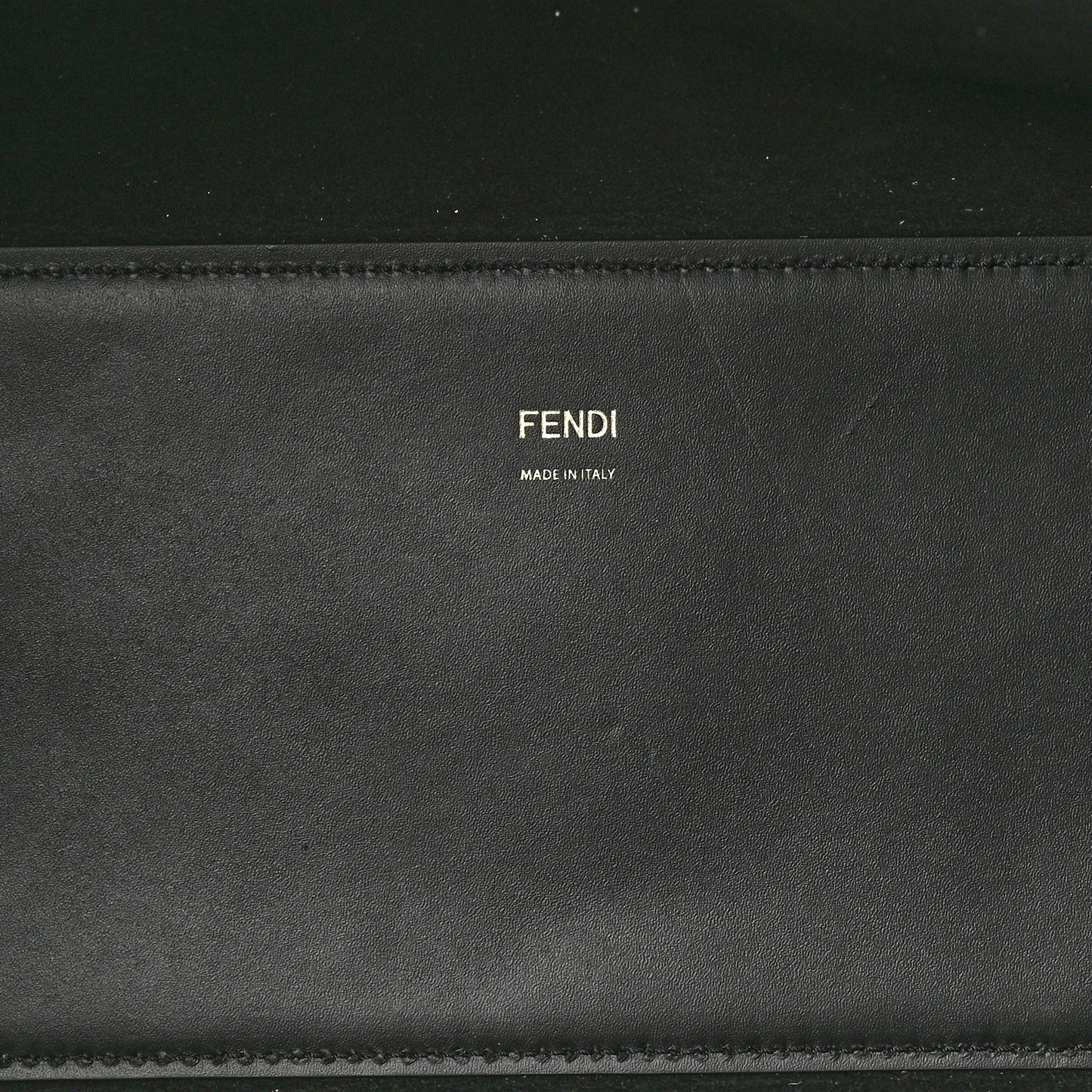 Vitello King Plexiglass Medium Fendi Sunshine Shopper Tote Black