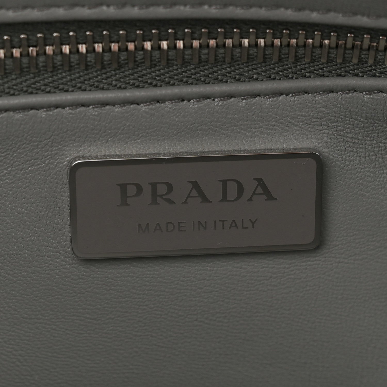 Prada Nappa Antique Small Re-Edition 2001 Two Handle Crossbody Bag Ardesia 7 of 15