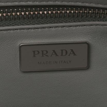 Prada Nappa Antique Small Re-Edition 2001 Two Handle Crossbody Bag Ardesia 7 of 15