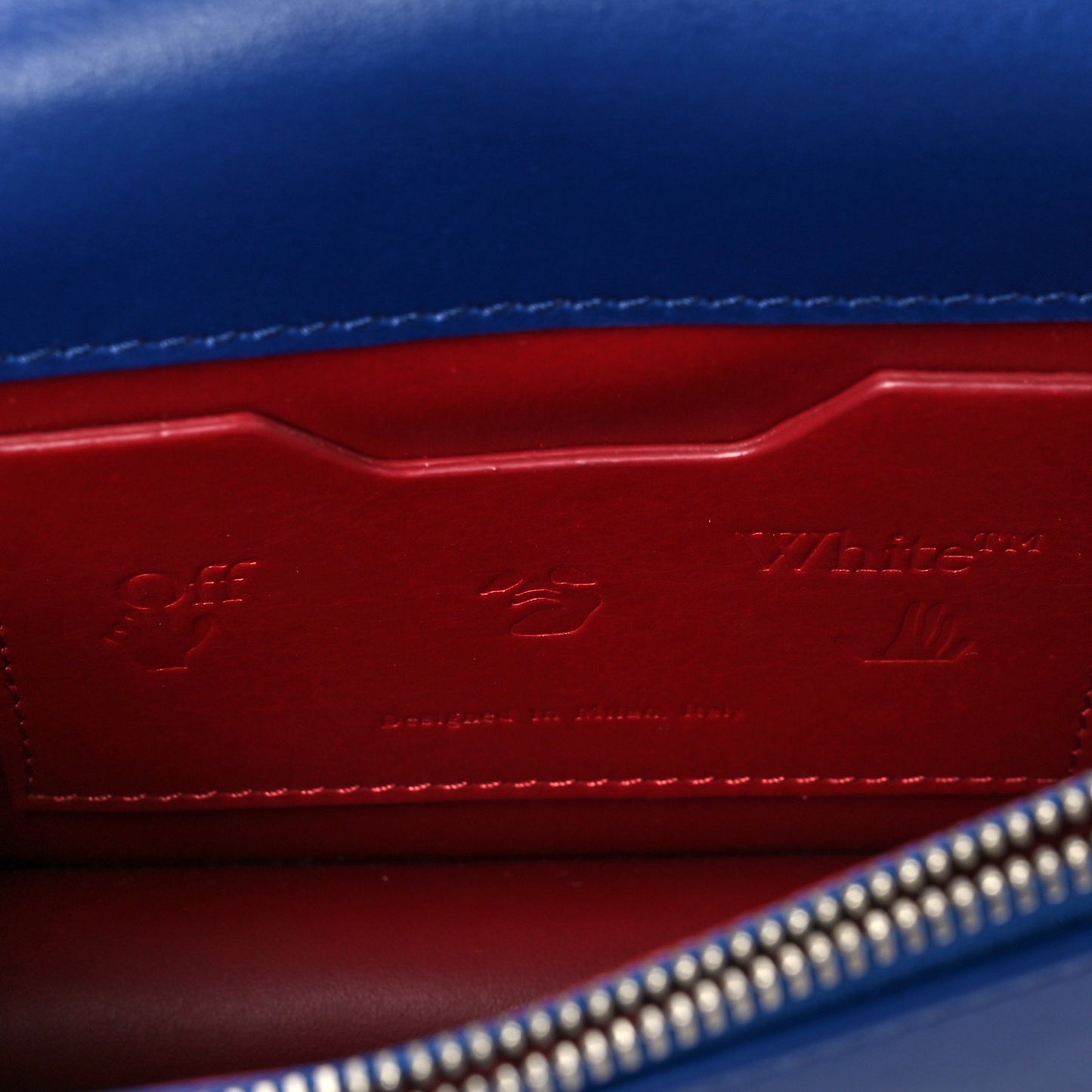 Calfskin Jitney 0.5 Crossbody Bag Blue
