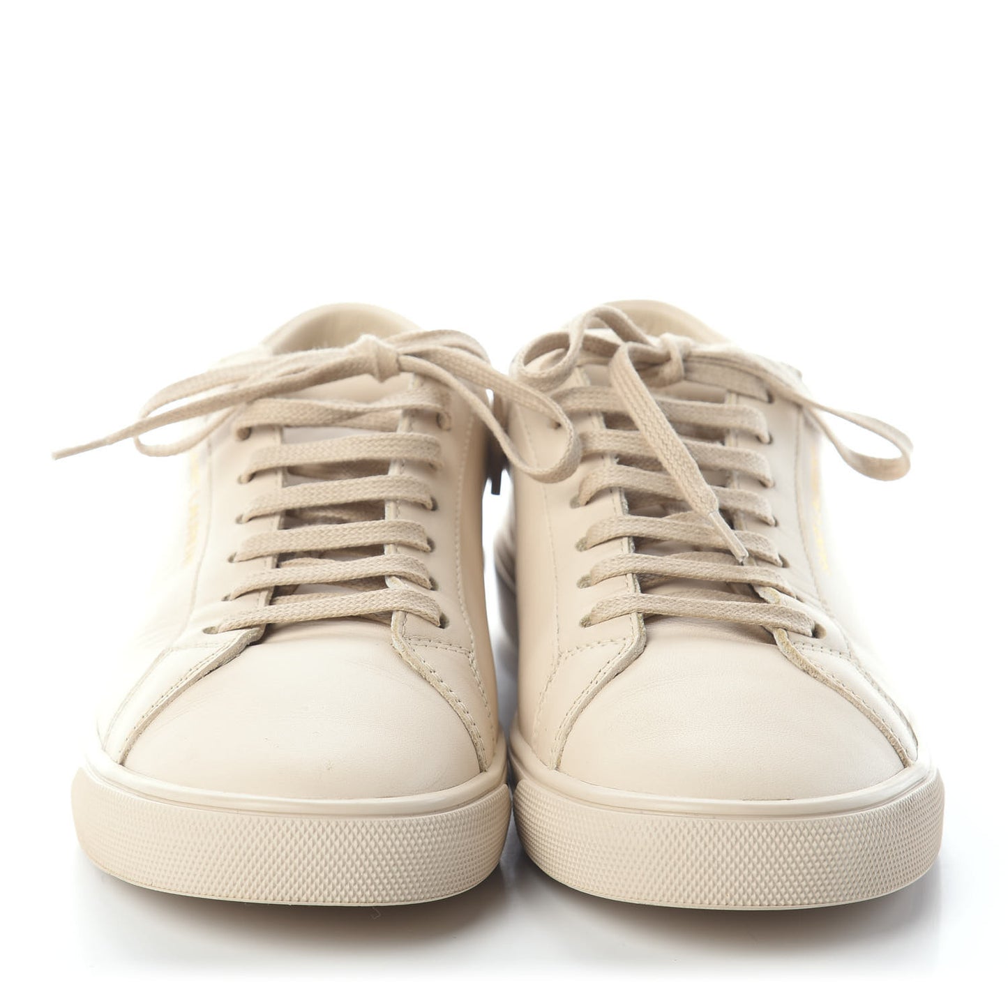 Calfskin Andy Low Top Sneakers 36 Dark Coquille