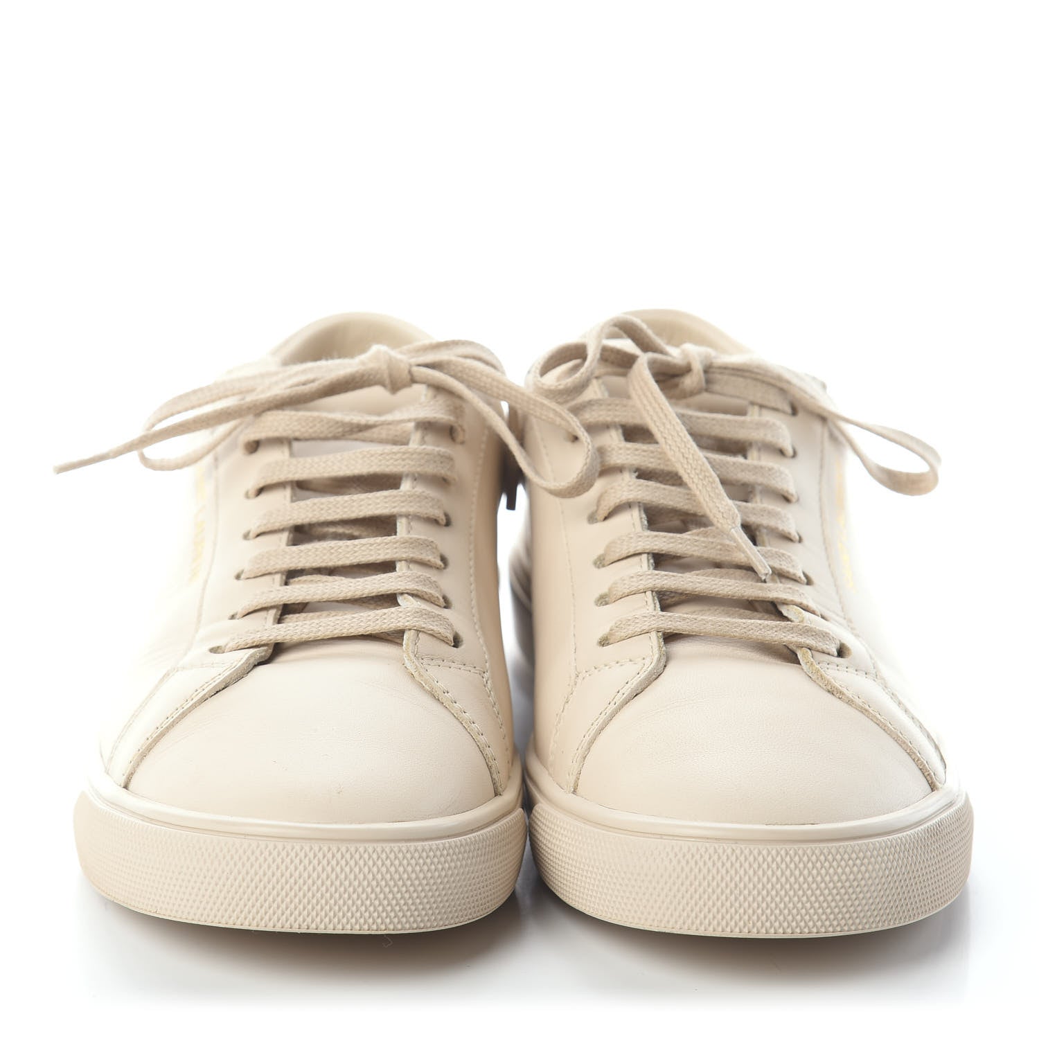 Saint Laurent Calfskin Andy Low Top Sneakers 36 Dark Coquille 2 of 7