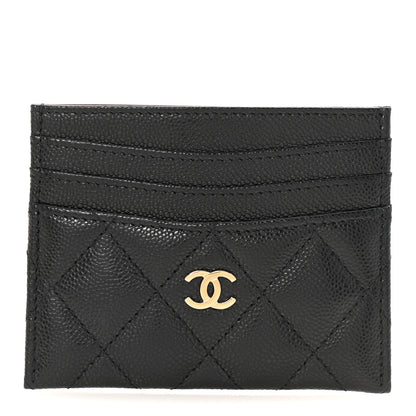 Chanel Caviar Quilted Multi Card Holder Black 1 of 8