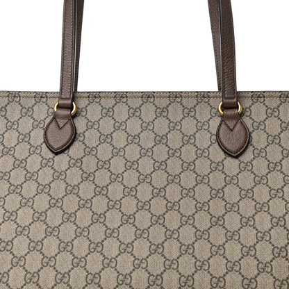 Gucci GG Supreme Monogram Medium Ophidia Shopping Tote Ebony 8 of 11