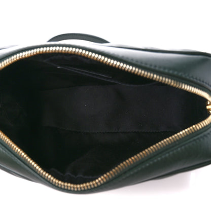 Saint Laurent Calfskin Matelasse Monogram Lou Camera Bag Vert Fonce 5 of 10