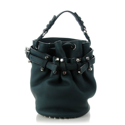 Alexander Wang Pebbled Calfskin Small Diego Bucket Bag Varsity Nickel Hardware 1 of 7