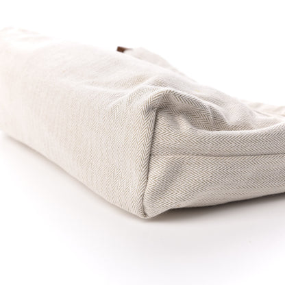 Hermes Canvas Barenia Fourbi 25 MM Pouch Naturel Fauve 9 of 10