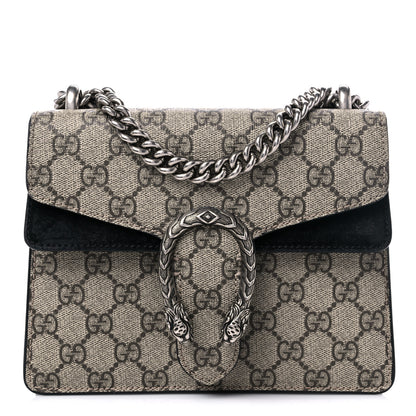 Gucci GG Supreme Monogram Mini Dionysus Shoulder Bag Black 1 of 11