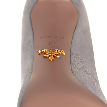 Prada Camoscio 85mm Pumps 36 Nube 6 of 8