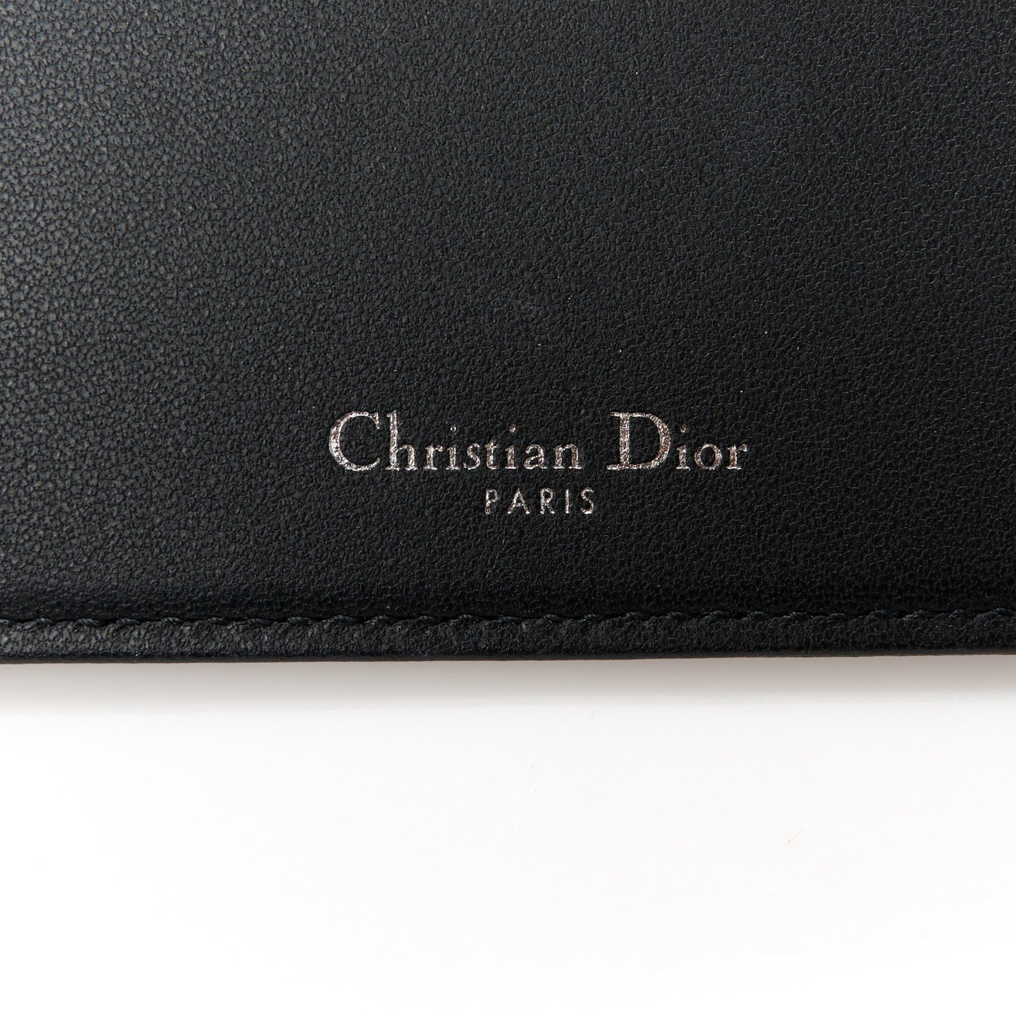Lambskin Cannage Lady Dior Pouch Black