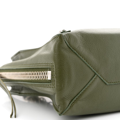 Balenciaga Calfskin Papier Mini A4 Tote Green 9 of 11