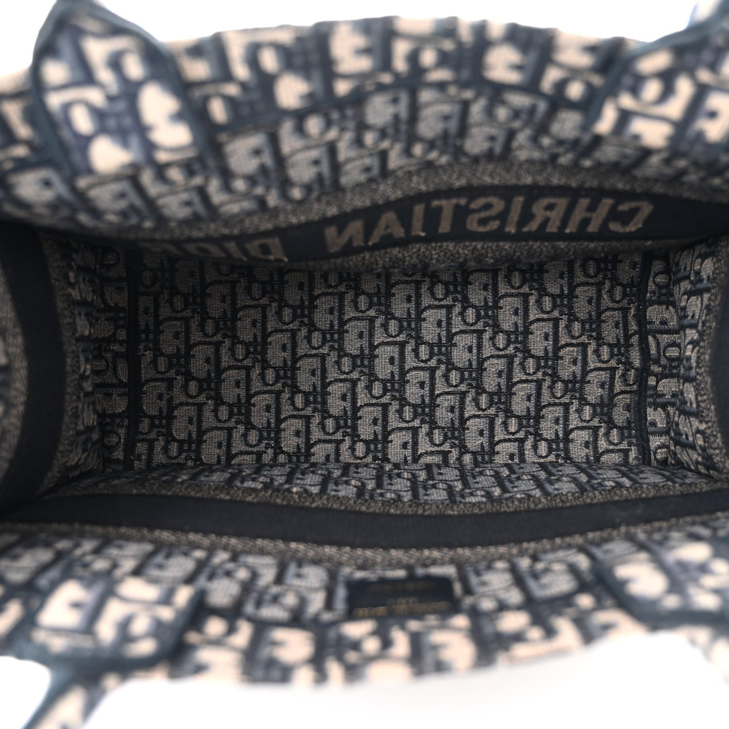 Oblique Medium Book Tote Blue Multicolor